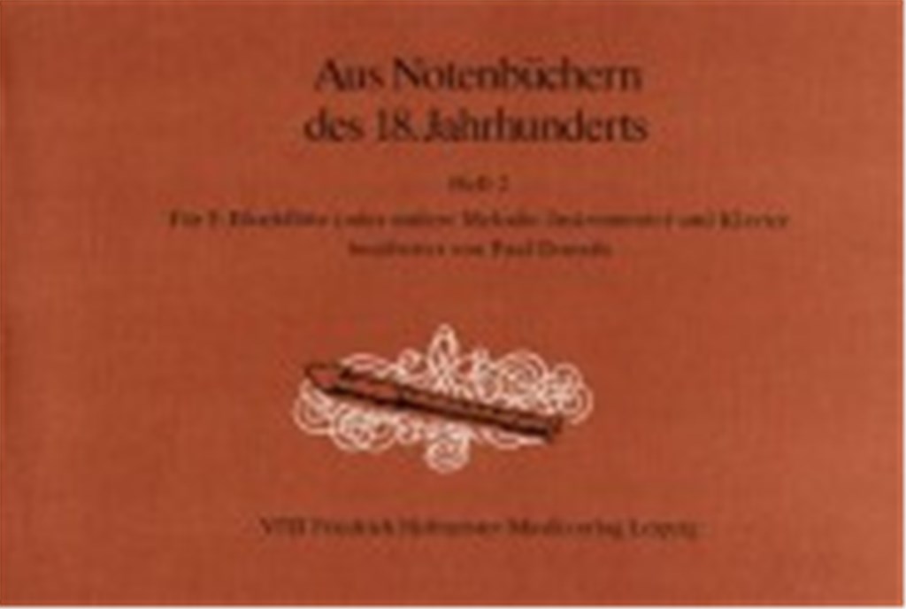 Aus Notenbuchern des 18JH - Heft 2